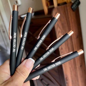 Engraved Ballpoint Pen, Soft Touch Aluminum, Personalized Gift