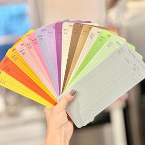 Set de 3 marcapáginas para registro de lectura 2026, set de regalo personalizado en cartulina para amantes de los libros