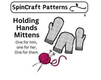 Holding Hands Mittens Knitting Pattern