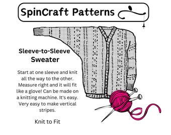 Sleeve to Sleeve Sweater Knitting Pattern