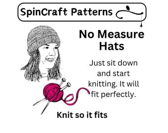 No Measure Hats Knitting Pattern
