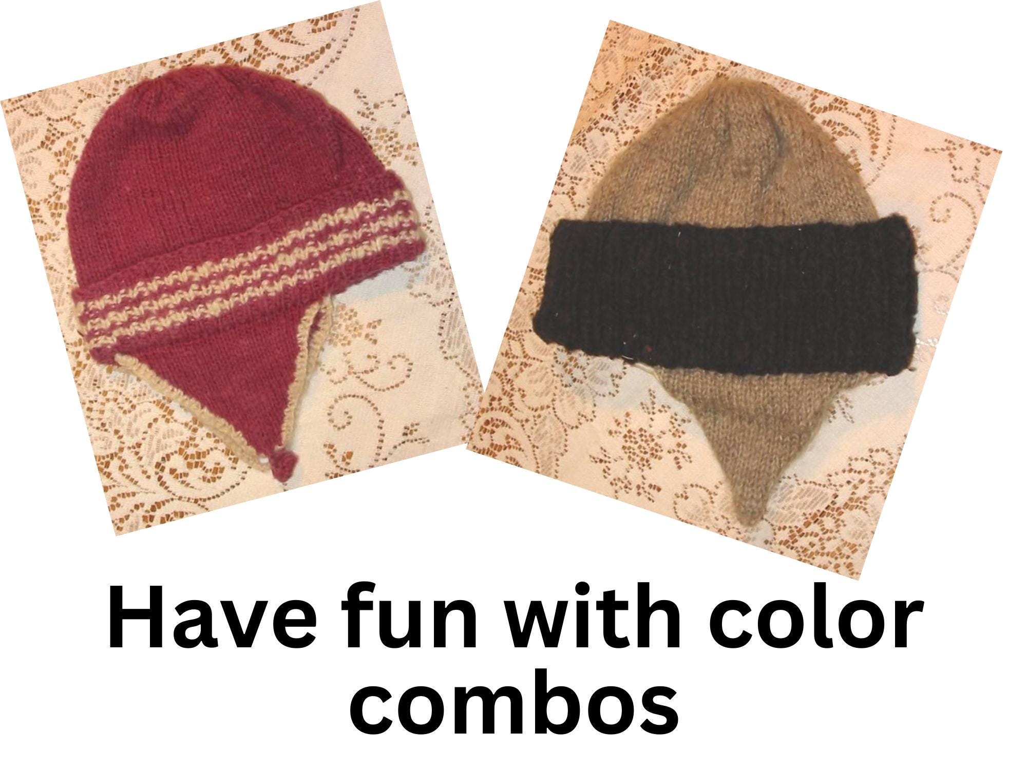 Ear Flap Hat Knitting Pattern - Etsy