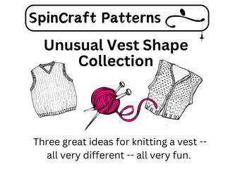 Vests Knitting Patterns: Unusual Shapes
