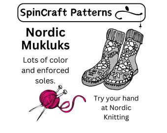 Nordic Mukluks Knitting Pattern