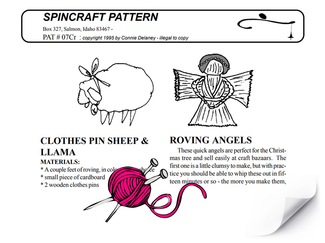 Roving Ornaments Craft Patterns Etsy