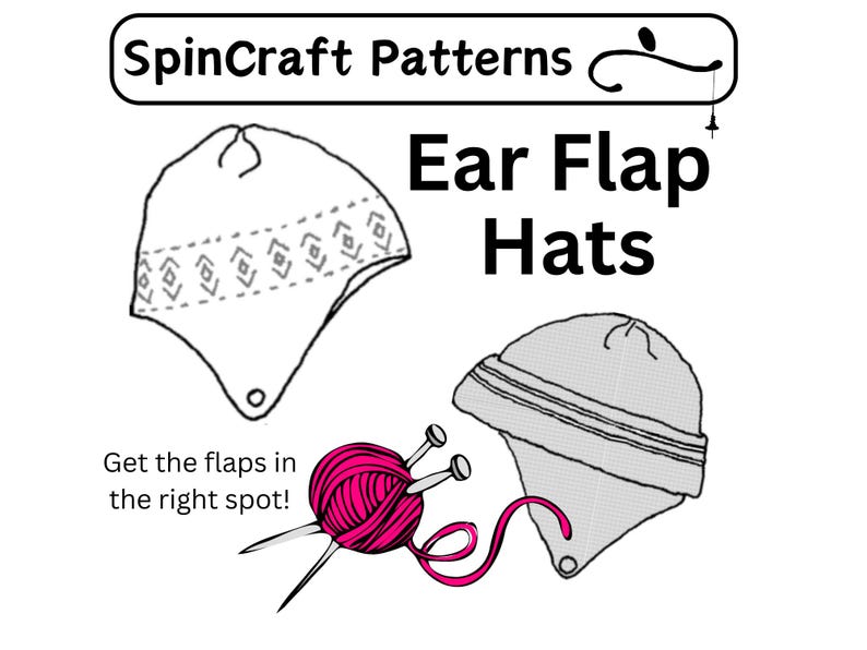 Ear Flap Hat Knitting Pattern - Etsy