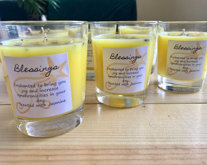 Blessing Candle for New Endeavors Lucky Candle Brings Joy and Etsy
