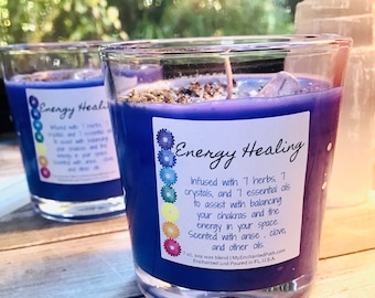Energy Healing Candle | Chakra Candle | Candle for Balancing Energy | Sold Individually