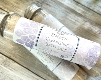 Florida Water Style Energy Cleansing Salts  | Smudge Bath | 4 ounce tube