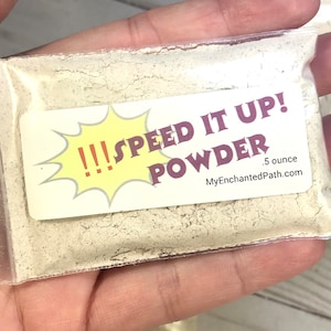 Speed It Up Powder, Quickens Results of Spells,  .5 oz packet, Not for Consumption