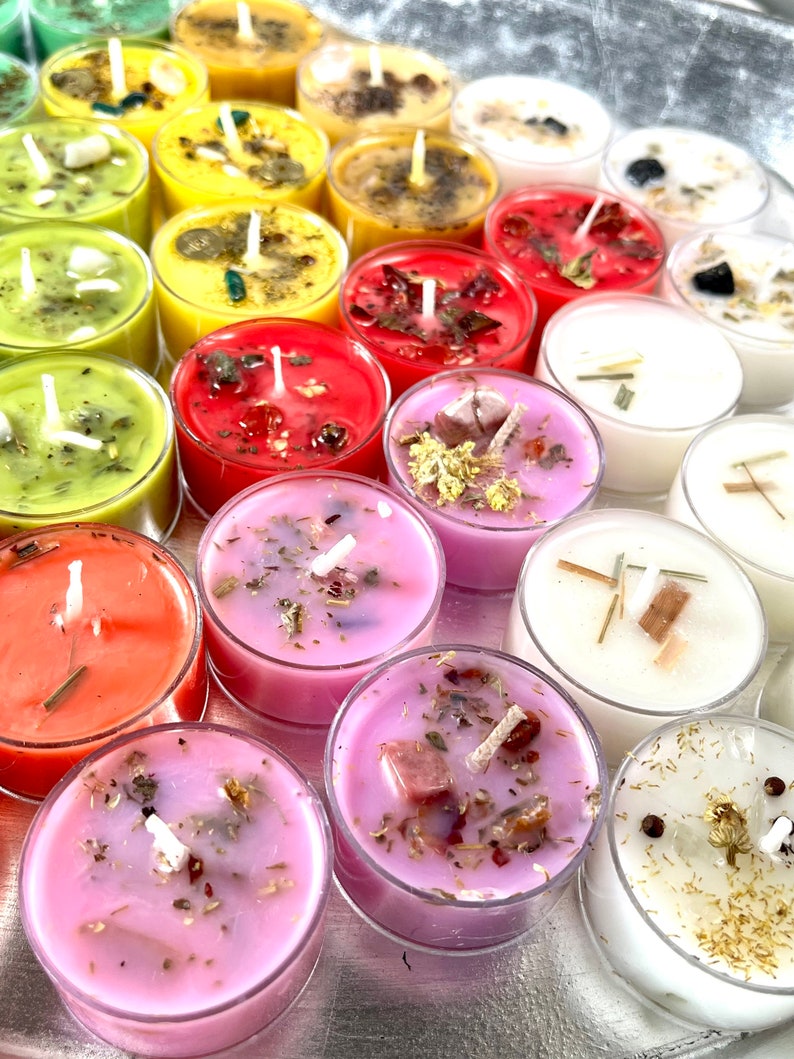 Divine Connection Tealights set of 2 Third Eye Candle Etsy