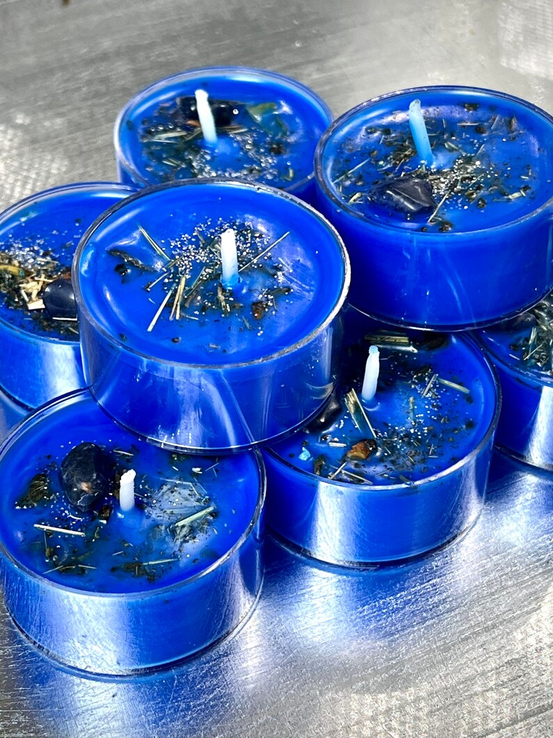 Divine Connection Tealights set of 2 Third Eye Candle Etsy