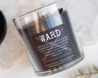 WARD | Protection Candle | Black Spell Candle