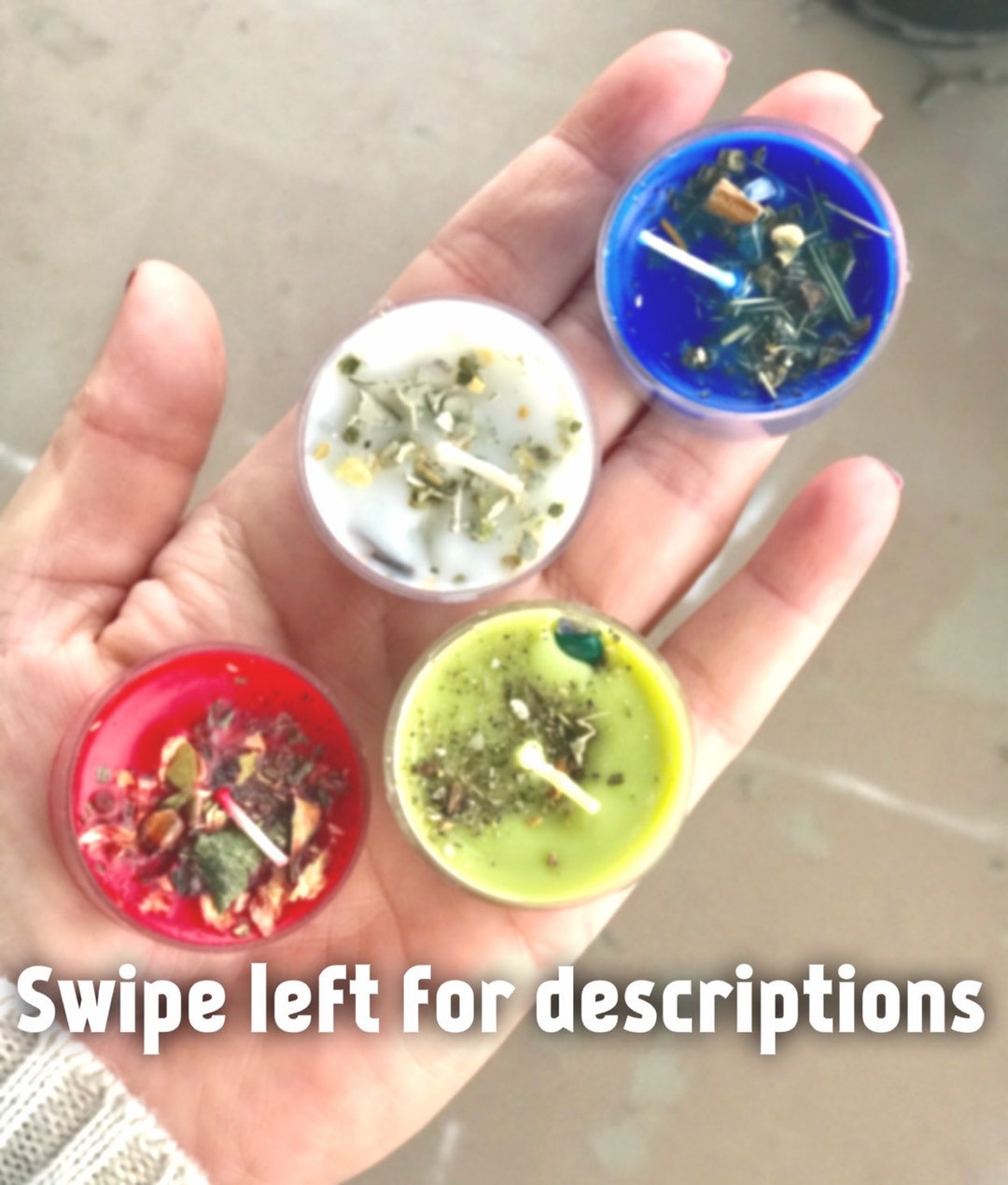 Spell Candle Sample Pack 6 Tealights 3 Varieties per Pack Etsy