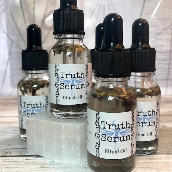 Truth Serum | To Elicit the Truth | Ritual Oil | 15ml dropper bottle | Sold individually
