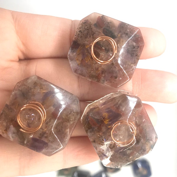 Super 7 Orgone Gem, Super Seven Organite Crystal