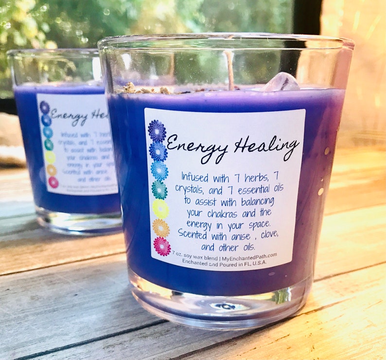 Energy Healing Candle Chakra Candle Candle for Balancing Etsy