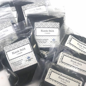 Black Salt | Protection Salt | .75 ounce or 2 ounce | Individual packets