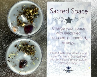 Sacred Space Tealights, Altar Candles,  Set of 2