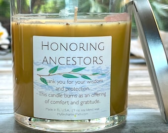 Honoring Ancestors Candle | An Offering Candle for Your Ancestors