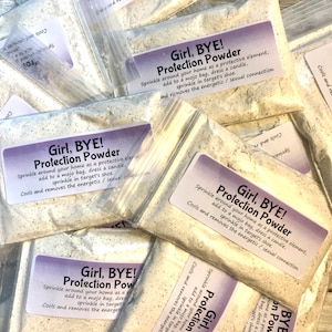 Girl, BYE! Protection Powder Sachet | .50 ounce individual packets | Drive Someone Away