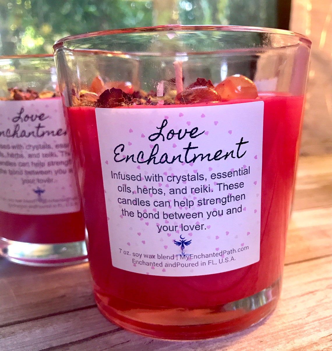 Love Enchantment Spell Candle Love Spell Candle Lover Etsy