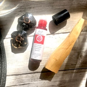 Grounding Energy Tool Kit | Essential Oil Roll-on | Palo Santo | Stones for Grounding and Shielding