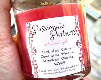 Passionate Partners | Love Spell Candle | Drawing in a sexual relationship