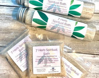 Uncrossing and Hexbreaking Ritual, 7 Herb Salt Bath