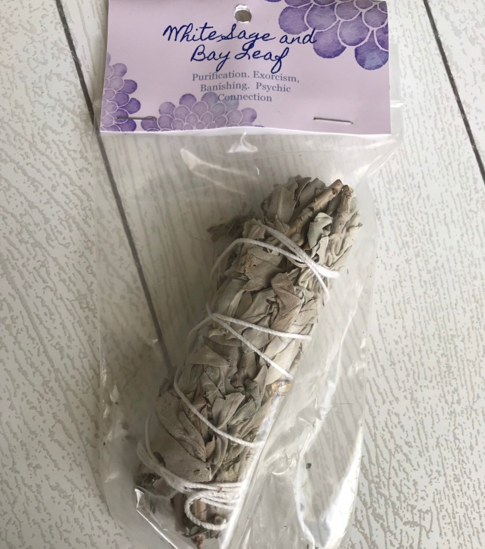 White Sage and Bay Leaf Smudge Stick 4 Etsy