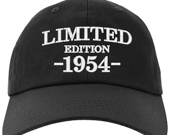 Cap 70th Birthday Gift, Limited Edition 1954 All Original Parts Baseball Hat
