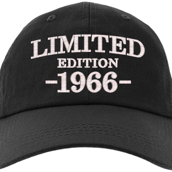 Cap 60th Birthday Gift, Limited Edition 1966 All Original Parts Baseball Hat