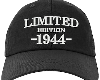 80th Birthday Limited Edition 1944 Baseball Cap - All Original Parts