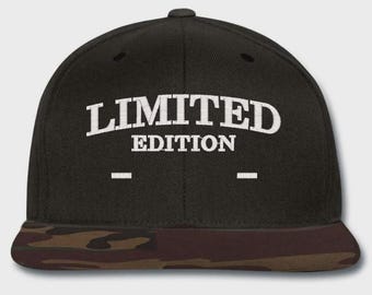 Anpassbare Geburtstags-Snapback-Hut-Geschenke, schreiben Sie Ihr eigenes Jahr, Snapback-Hut