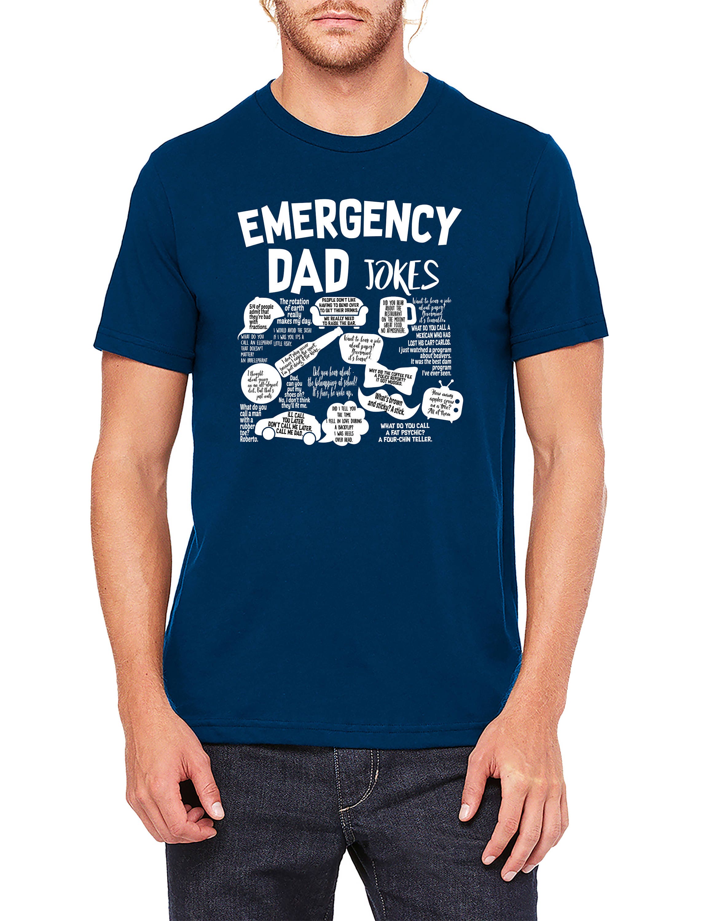 Emergency Jokes Father's Gift Tshirt - Etsy