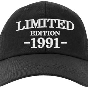 Cap 30th Birthday Gift Limited Edition 1991 All Original Parts Baseball Hat