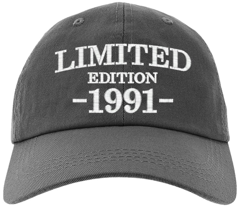 Cap 30th Birthday Gift Limited Edition 1991 All Original Parts Baseball Hat