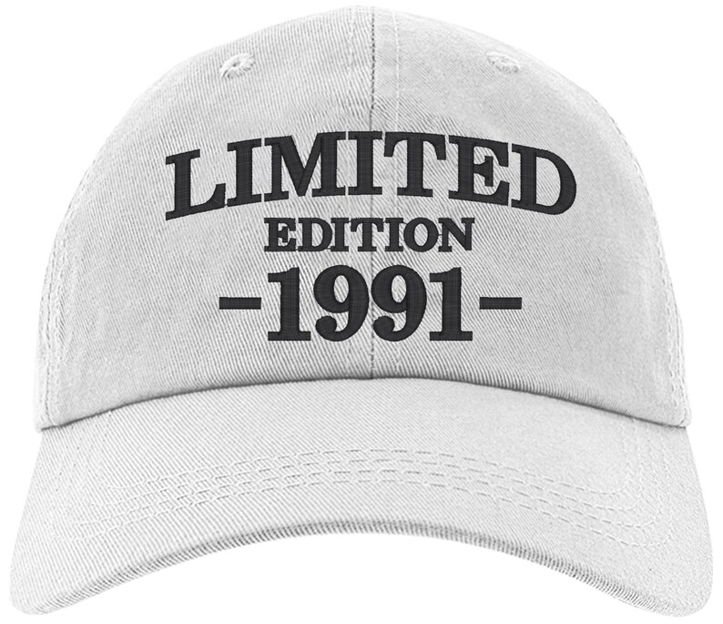 Cap 30th Birthday Gift Limited Edition 1991 All Original Parts Baseball Hat