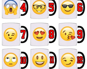 Popular Text Message Faces Coffee Mugs