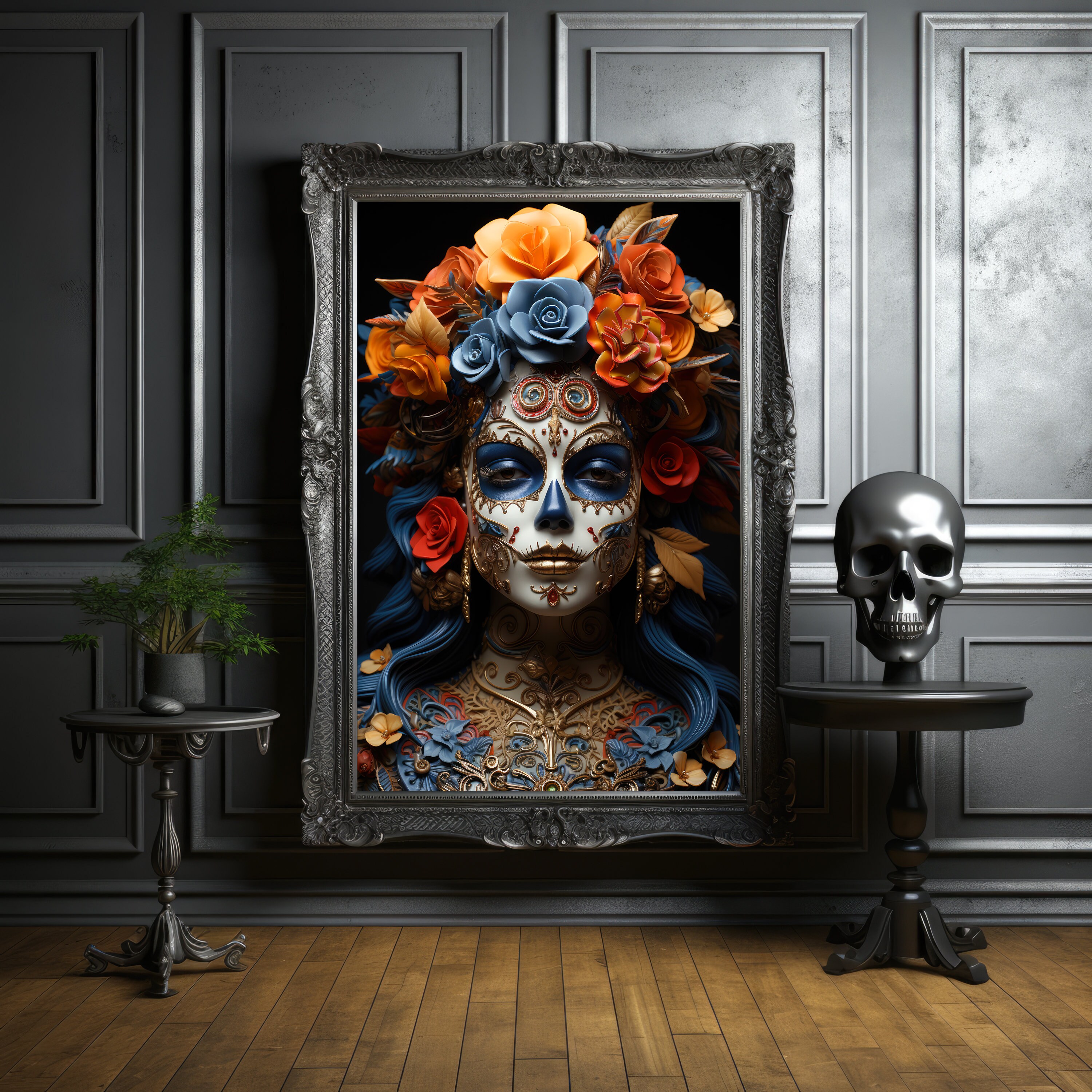 Mexican Catrina Printable Poster Skull Poster Mexican Decor Etsy Mexican Catrina Printable Poster Skull Poster Mexican Decor Etsy