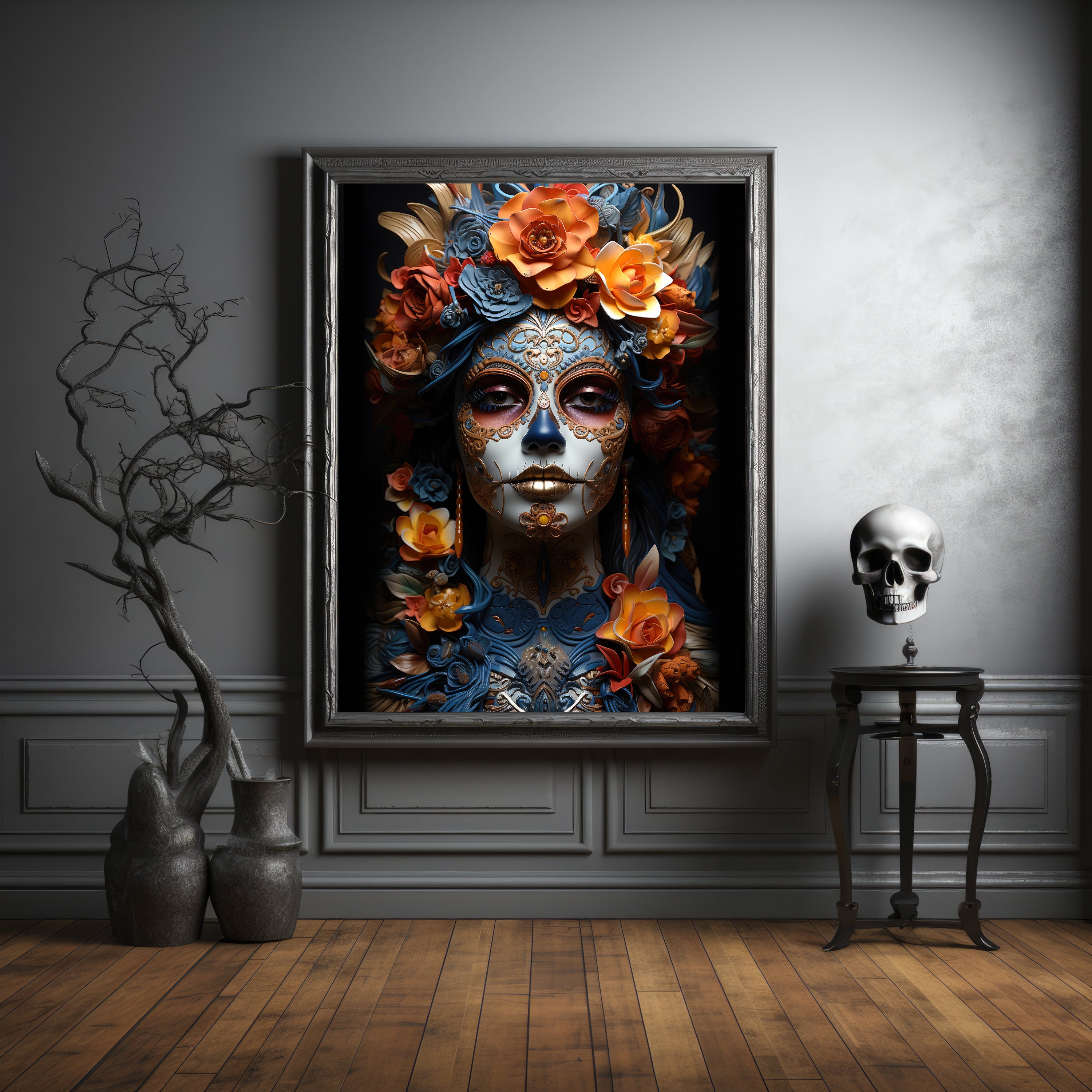 Mexican Catrina Printable Poster Skull Poster Mexican Decor Etsy Mexican Catrina Printable Poster Skull Poster Mexican Decor Etsy