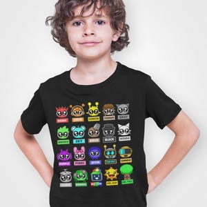 Big Eyes Sprunki T-Shirt | Cute & Fun Shirt for Kids | Adorable Cartoon Design
