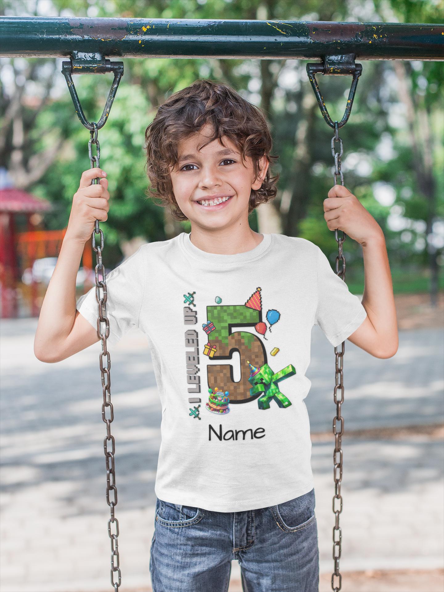 I Levelled Up Kids Cotton Tee