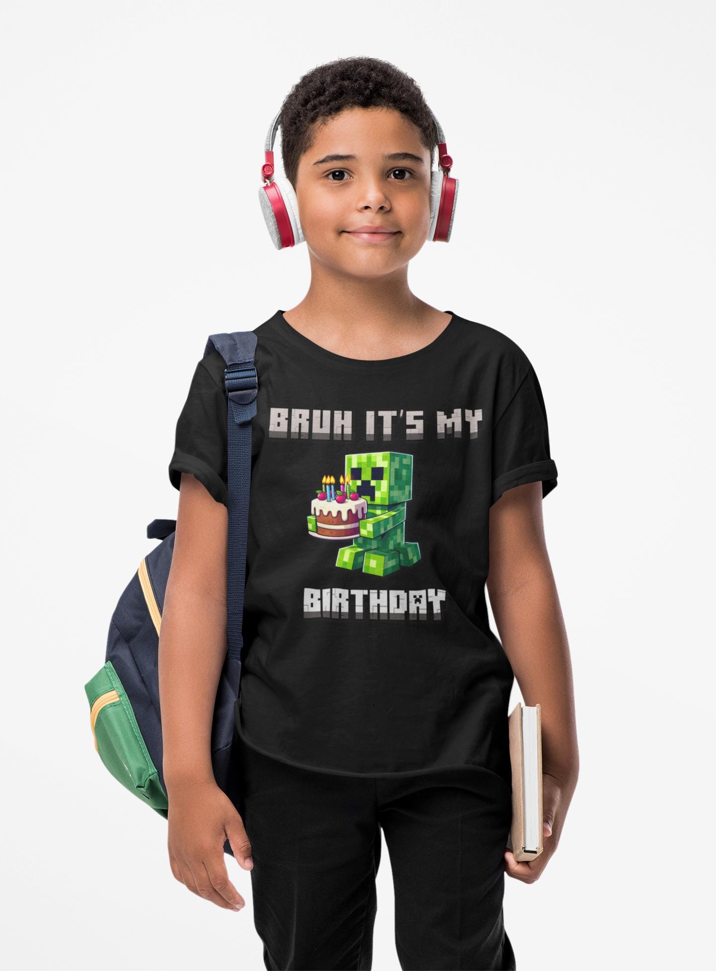 Super Cute Minecraft Birthday Tee