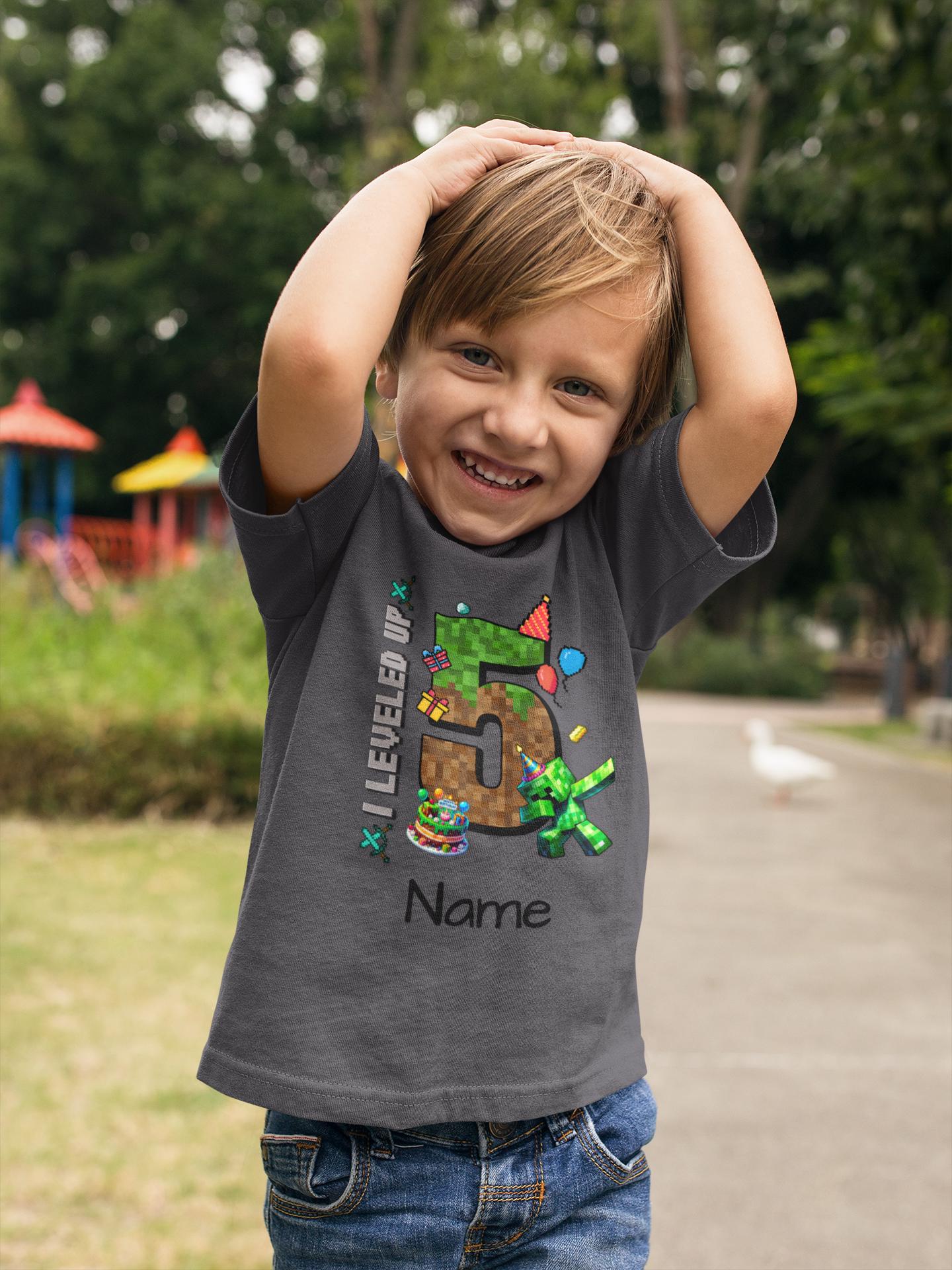 I Levelled Up Kids Cotton Tee