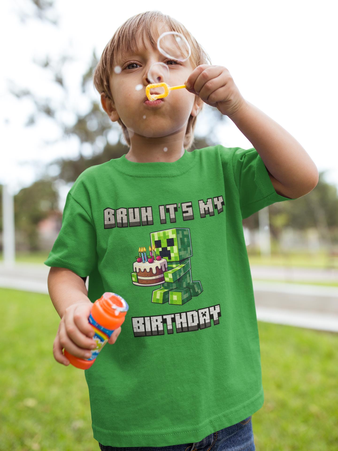 Super Cute Minecraft Birthday Tee