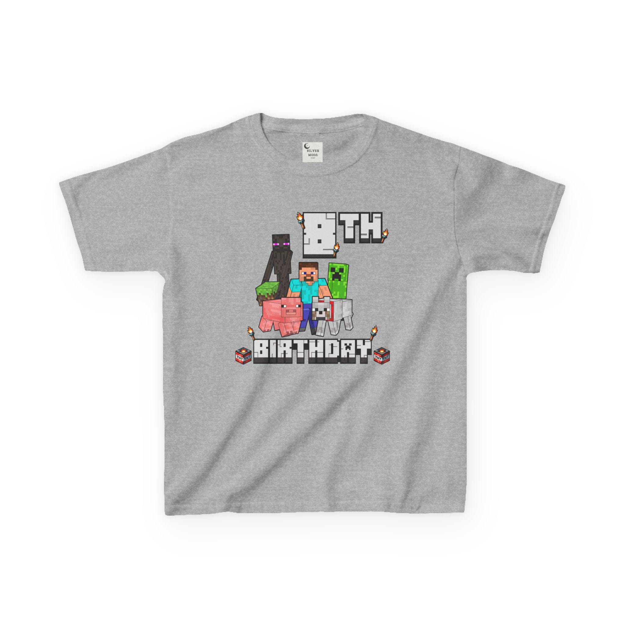 Minecraft Birthday Shirt - Personalized with Name
