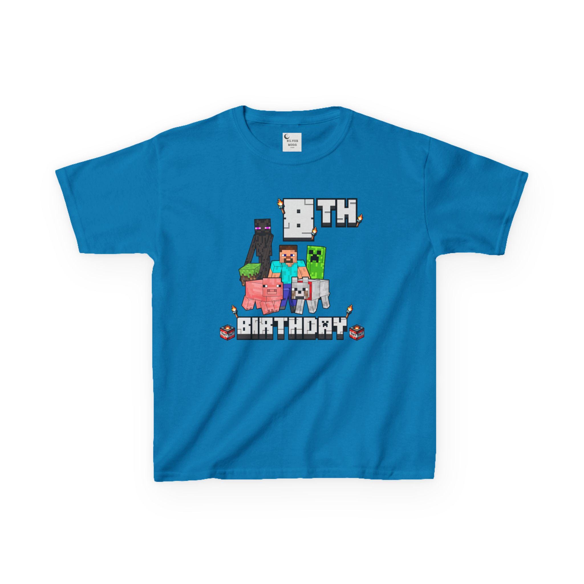 Minecraft Birthday Shirt - Personalized with Name