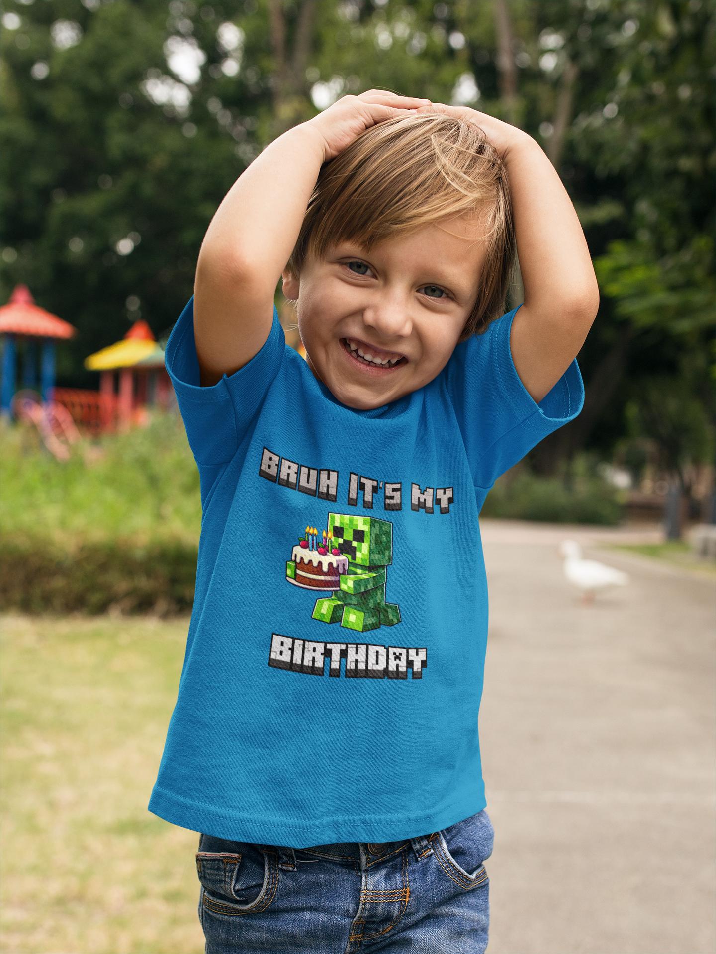 Super Cute Minecraft Birthday Tee