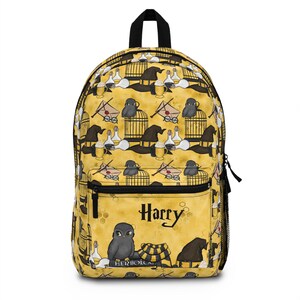 Harry Potter Inspired Owl Backpack, Magical School Bag, Gift for Fans, Nerdy Gear, Animal Lover Accessory